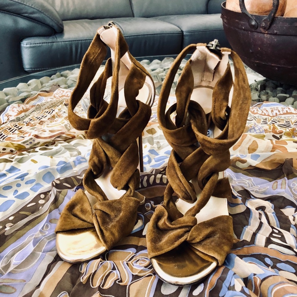 Jimmy Choo Kami Suede Strappy Sandal